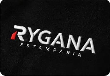 Logo aplicado em malha